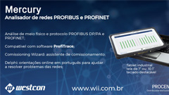 Mercury – Analisador de redes PROFINET e PROFIBUS DP/PA