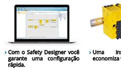 Controladores de segurança Flexi Compact: compacto, simples e eficiente