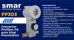 FP303 – Conversor PROFIBUS-PA para sinal pneumático