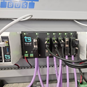 TS LANÇA MONITORAMENTO DE MEIO FÍSICO COM 5 CANAIS PARA HUBS PROFIBUS