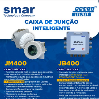 CAIXA DE JUNÇÃO INTELIGENTE: MODELOS JB400 E JM400