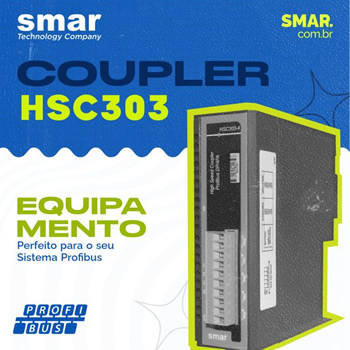 HSC303: ACOPLADOR DE ALTA VELOCIDADE PARA PROFIBUS DP/PA
