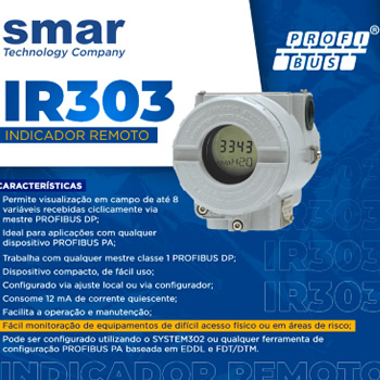 IR303: INDICADOR REMOTO PROFIBUS