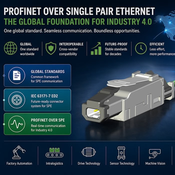 PROFINET SOBRE ETHERNET DE PAR ÚNICO: A BASE GLOBAL PARA A INDÚSTRIA 4.0