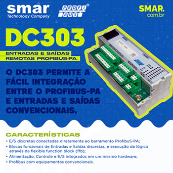 DC303: ENTRADAS E SAÍDAS REMOTAS PROFIBUS-PA