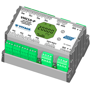 VMI10-P: CONVERSOR MULTIPONTO DE SINAL ANALÓGICO PROFIBUS-PA