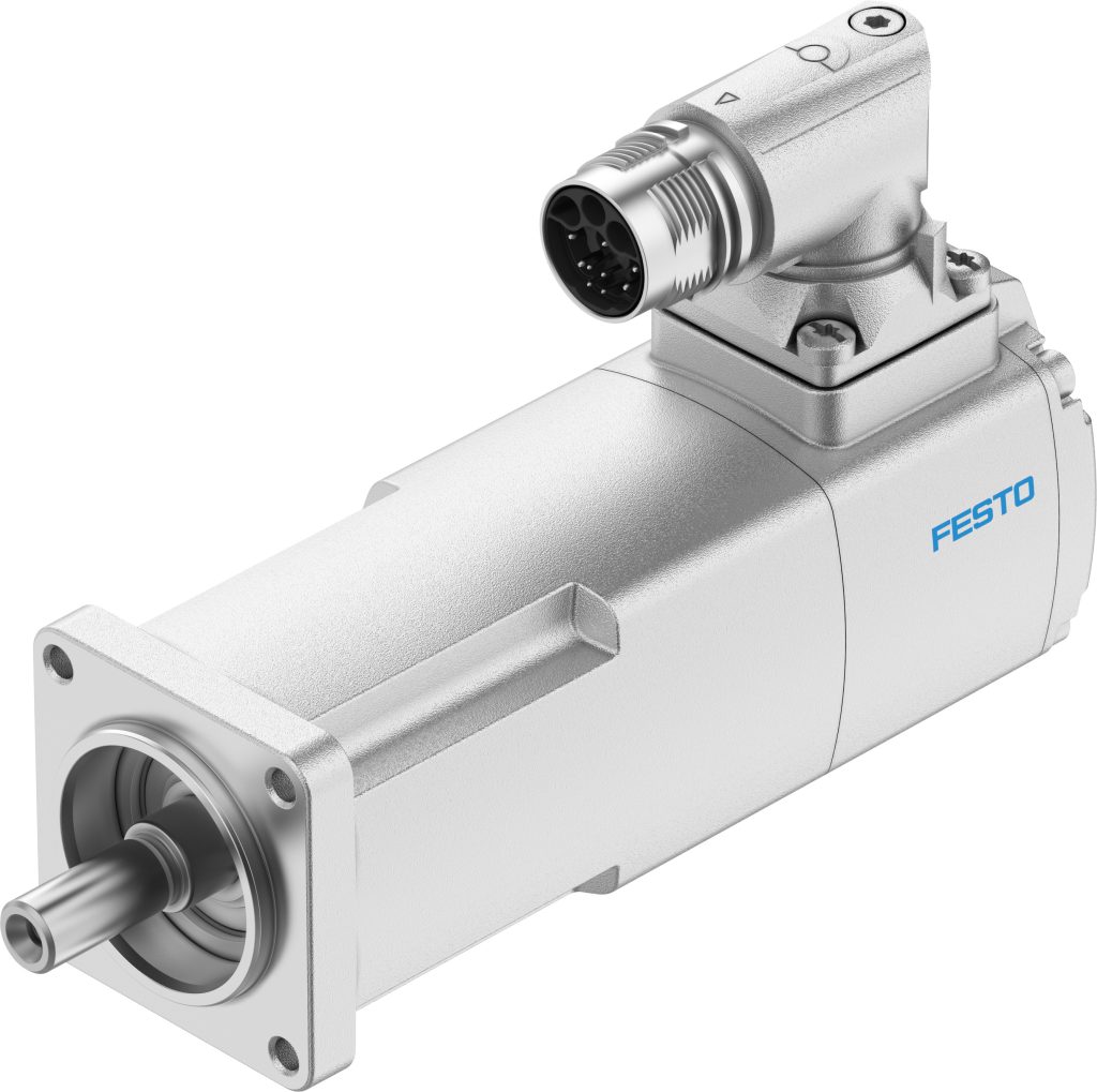 Festo lança motor elétrico de baixo custo, possível de ser controlado via PROFINET