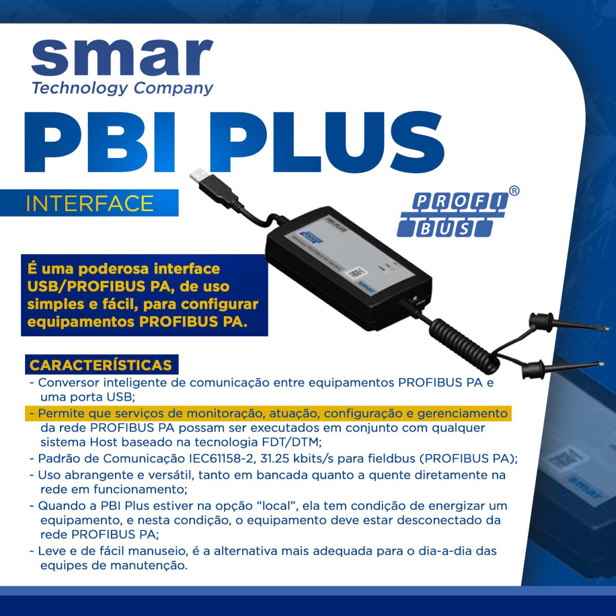 PBI-PLUS – Interface Avançada USB / PROFIBUS PA – PI Brasil ...